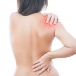 Pain in the women’s shoulder