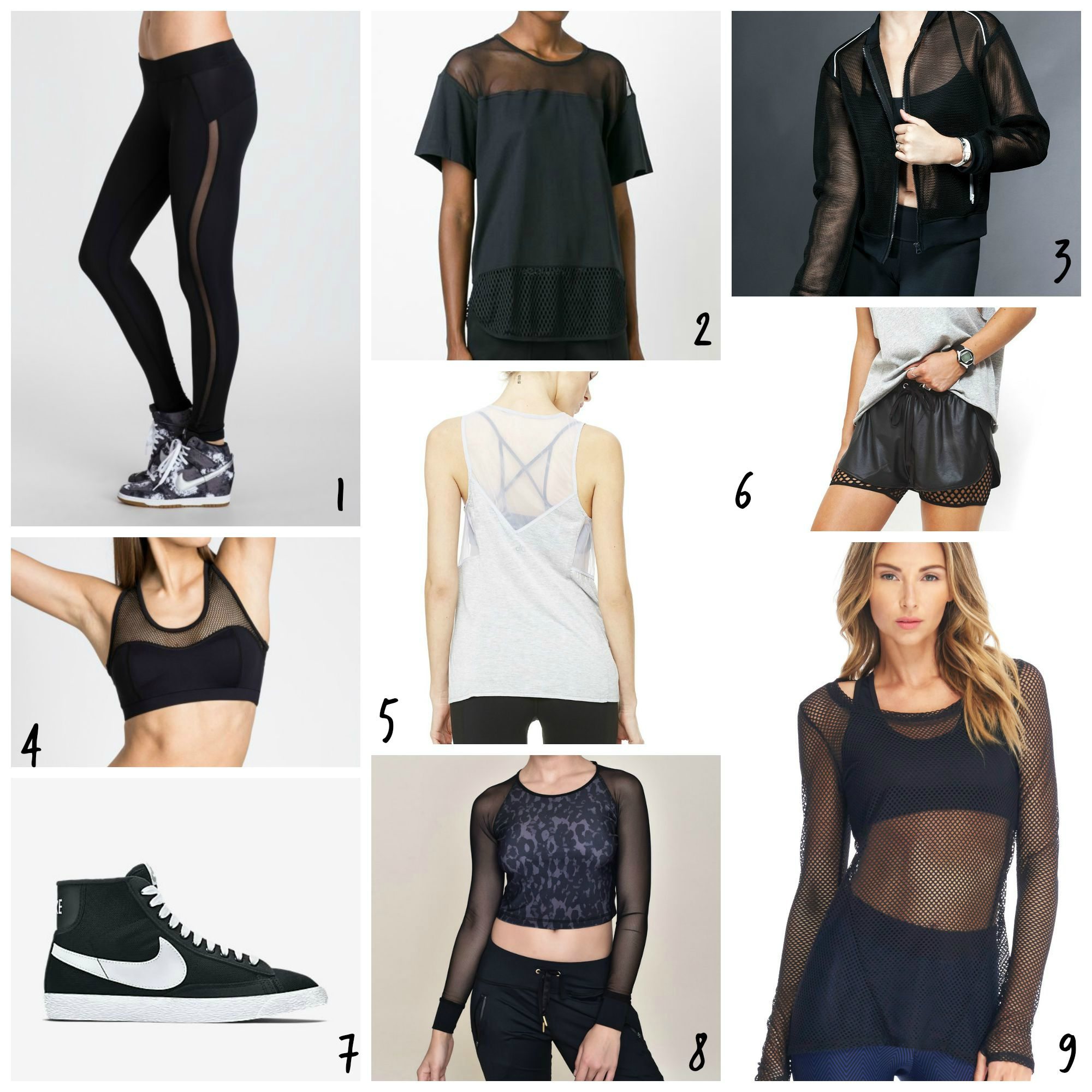mesh workout gear collage 2
